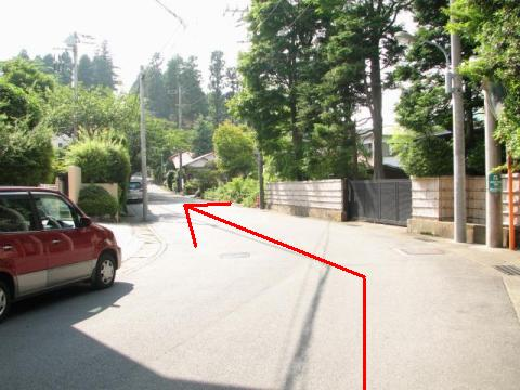 強羅駅からの道のり5