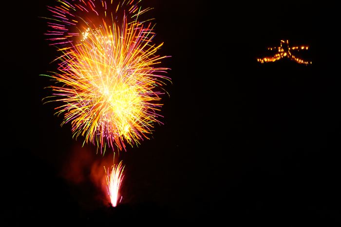 18年箱根強羅大文字焼き 楽々花からの写真と夏祭り 箱根強羅温泉 旅館楽々花のブログ